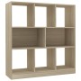 Oak-colored plywood shelf 97.5x29.5x100 cm by vidaXL, Bookcases and shelves - Ref: Foro24-800174, Price: 67,23 €, Discount: %