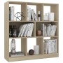 Oak-colored plywood shelf 97.5x29.5x100 cm by vidaXL, Bookcases and shelves - Ref: Foro24-800174, Price: 67,23 €, Discount: %