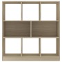 Oak-colored plywood shelf 97.5x29.5x100 cm by vidaXL, Bookcases and shelves - Ref: Foro24-800174, Price: 67,23 €, Discount: %