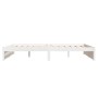 Estructura de cama madera maciza de pino blanco 150x200 cm de vidaXL, Camas y somieres - Ref: Foro24-833244, Precio: 190,70 €...