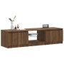 TV cabinet with LED lights oak brown 140x40x35.5 cm by vidaXL, TV Furniture - Ref: Foro24-822683, Price: 112,25 €, Discount: %