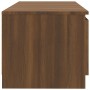 TV cabinet with LED lights oak brown 140x40x35.5 cm by vidaXL, TV Furniture - Ref: Foro24-822683, Price: 112,25 €, Discount: %