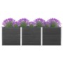 Arriate de jardín WPC gris 300x50x91 cm de vidaXL, Maceteros y jardineras - Ref: Foro24-318100, Precio: 453,94 €, Descuento: %