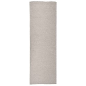 Taupe gray flat weave outdoor rug 80x250 cm by vidaXL, Rugs - Ref: Foro24-340779, Price: 38,99 €, Discount: %