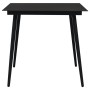 Juego de comedor de jardín 5 piezas ratán PVC negro de vidaXL, Conjuntos de jardín - Ref: Foro24-3060268, Precio: 317,43 €, D...