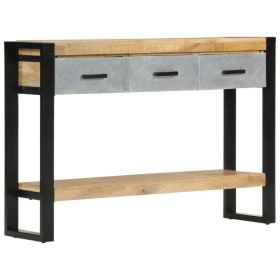 Solid rough mango wood console table 110x30x76 cm by vidaXL, Side tables - Ref: Foro24-351619, Price: 212,99 €, Discount: %