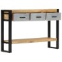 Solid rough mango wood console table 110x30x76 cm by vidaXL, Side tables - Ref: Foro24-351619, Price: 211,63 €, Discount: %