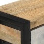 Mesa consola madera maciza de mango rugosa 110x30x76 cm de vidaXL, Mesas auxiliares - Ref: Foro24-351619, Precio: 211,63 €, D...