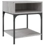 Mesita de noche 2 uds madera ingeniería gris Sonoma 40x41x50 cm de vidaXL, Mesitas de noche - Ref: Foro24-825880, Precio: 54,...