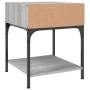 Mesita de noche 2 uds madera ingeniería gris Sonoma 40x41x50 cm de vidaXL, Mesitas de noche - Ref: Foro24-825880, Precio: 54,...