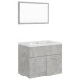 Juego de muebles de baño madera de ingeniería gris hormigón de vidaXL, Muebles de baño - Ref: Foro24-3070869, Precio: 148,15 ...