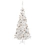 Artificial Christmas tree with lights and balls white 240 cm by vidaXL, Christmas trees - Ref: Foro24-3077582, Price: 137,61 ...