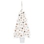 Árbol de Navidad preiluminado con luces y bolas blanco 90 cm de vidaXL, Arboles de navidad - Ref: Foro24-3077631, Precio: 96,...