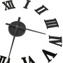 3D wall clock with modern design black 100 cm XXL by vidaXL, Wall clocks - Ref: Foro24-325159, Price: 16,99 €, Discount: %