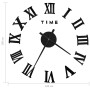 Reloj 3D de pared con diseño moderno negro 100 cm XXL de vidaXL, Relojes de pared - Ref: Foro24-325159, Precio: 16,70 €, Desc...