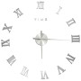 Reloj 3D de pared con diseño moderno plateado 100 cm XXL de vidaXL, Relojes de pared - Ref: Foro24-325161, Precio: 15,99 €, D...