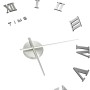 Reloj 3D de pared con diseño moderno plateado 100 cm XXL de vidaXL, Relojes de pared - Ref: Foro24-325161, Precio: 15,99 €, D...