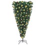 Umgedrehter künstlicher Weihnachtsbaum mit Lichtern und Kugeln 150 cm von vidaXL, Weihnachtsbäume - Ref: Foro24-3078015, Prei...