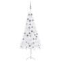 LED-Eck-Weihnachtsbaum und weiße PVC-Kugeln 180 cm von vidaXL, Weihnachtsbäume - Ref: Foro24-3077969, Preis: 45,74 €, Rabatt: %