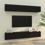 TV furniture 4 pieces black 100x30x30 cm by vidaXL, TV Furniture - Ref: Foro24-3114191, Price: 212,28 €, Discount: %