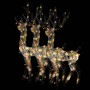 Multicolor acrylic Christmas reindeer ornament 3 pcs 120 cm by vidaXL, Christmas lights - Ref: Foro24-3154352, Price: 191,66 ...