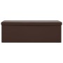 Folding brown PVC storage bench by vidaXL, Benches for halls and storage - Ref: Foro24-338798, Price: 49,99 €, Discount: %