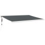 Toldo retráctil aluminio y tela gris antracita 4,5x3 m de vidaXL, Toldos - Ref: Foro24-3154589, Precio: 920,11 €, Descuento: %