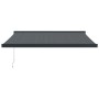 Toldo retráctil aluminio y tela gris antracita 3,5x2,5 m de vidaXL, Toldos - Ref: Foro24-3154612, Precio: 622,74 €, Descuento: %