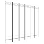 Divider screen with 6 white fabric panels 240x200 cm by vidaXL, Room dividers - Ref: Foro24-350158, Price: 45,19 €, Discount: %