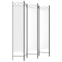 Divider screen with 6 white fabric panels 240x200 cm by vidaXL, Room dividers - Ref: Foro24-350158, Price: 45,19 €, Discount: %