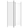 Divider screen with 3 white fabric panels 150x200 cm by vidaXL, Room dividers - Ref: Foro24-350178, Price: 38,60 €, Discount: %