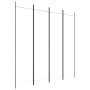 Divider screen with 4 white fabric panels 200x200 cm by vidaXL, Room dividers - Ref: Foro24-350182, Price: 36,53 €, Discount: %