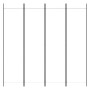 Divider screen with 4 white fabric panels 200x200 cm by vidaXL, Room dividers - Ref: Foro24-350182, Price: 36,53 €, Discount: %