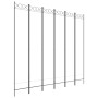 6-panel white fabric room divider screen 240x220 cm by vidaXL, Room dividers - Ref: Foro24-350174, Price: 63,50 €, Discount: %