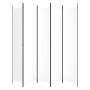 Divider screen with 5 white fabric panels 250x220 cm by vidaXL, Room dividers - Ref: Foro24-350202, Price: 61,54 €, Discount: %