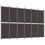 6-panel brown fabric room divider 300x200 cm by vidaXL, Room dividers - Ref: Foro24-350239, Price: 58,99 €, Discount: %