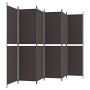 6-panel brown fabric room divider 300x200 cm by vidaXL, Room dividers - Ref: Foro24-350239, Price: 58,99 €, Discount: %