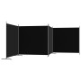 4-panel black fabric room divider 698x180 cm by vidaXL, Room dividers - Ref: Foro24-350285, Price: 69,49 €, Discount: %