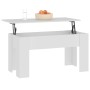 Mesa de centro madera de ingeniería blanco 101x49x52 cm de vidaXL, Mesas de centro - Ref: Foro24-809683, Precio: 67,40 €, Des...