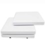 Mesa de centro con 3 niveles blanco brillo de vidaXL, Mesas de centro - Ref: Foro24-241077, Precio: 342,58 €, Descuento: %