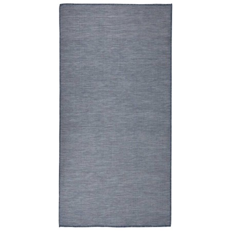 Blaue flachgewebte Außenteppich 100x200 cm von vidaXL, Teppiche - Ref: Foro24-340794, Preis: 35,99 €, Rabatt: %