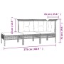 Set de muebles de jardín 10 pzas y cojines ratán sintético gris de vidaXL, Conjuntos de jardín - Ref: Foro24-3187597, Precio:...