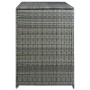 Cobertizo doble para contenedor ratán PE gris 148x77x111 cm de vidaXL, Cobertizos - Ref: Foro24-46463, Precio: 241,66 €, Desc...