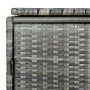 Cobertizo doble para contenedor ratán PE gris 148x77x111 cm de vidaXL, Cobertizos - Ref: Foro24-46463, Precio: 241,66 €, Desc...