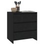 Aparador de madera contrachapada negro 70x41x75 cm de vidaXL, Aparadores - Ref: Foro24-809747, Precio: 96,99 €, Descuento: %