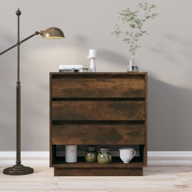 Smoked oak plywood sideboard 70x41x75 cm by vidaXL, Sideboards - Ref: Foro24-812993, Price: 71,51 €, Discount: %