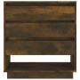 Aparador madera contrachapada color roble ahumado 70x41x75 cm de vidaXL, Aparadores - Ref: Foro24-812993, Precio: 71,51 €, De...