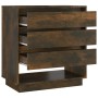 Aparador madera contrachapada color roble ahumado 70x41x75 cm de vidaXL, Aparadores - Ref: Foro24-812993, Precio: 71,51 €, De...