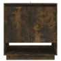 Smoked oak engineered wood sideboard 70x41x75 cm by vidaXL, Sideboards - Ref: Foro24-812990, Price: 56,28 €, Discount: %