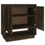 Aparador de madera de ingeniería roble ahumado 70x41x75 cm de vidaXL, Aparadores - Ref: Foro24-812990, Precio: 55,99 €, Descu...